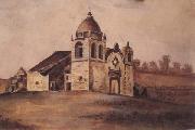 Percy Gray The Carmel Mission (mk42) china oil painting reproduction